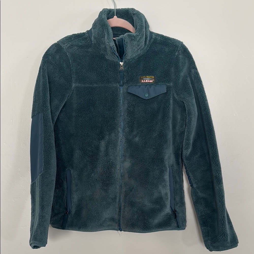 Women's L.L.Bean Hi-Pile Fleece Jacket - Picture 3 of 6